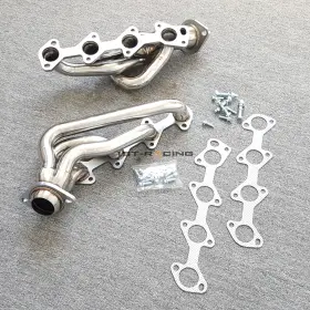 06hd-dg470003us 1st-racing T304 Shorty Exhaust Headers For 2000-07 Dodge Durango Dakota Ram 1500 4.7 V8 New