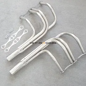 09xxlhd-t-buckus 1st-racing Long Tube Exhaust Manifold Fits For 265-400 C.i. Small Block Chevy V8s Sbc Pair