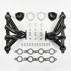 09xxls-03bkus 1st-racing Ls Universal Hugger Headers Swap Conversion Ls1 Ls2 Ls3 Ls6 Ram Horns Bk