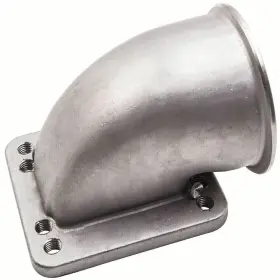 19yad054us 1st-racing 3.5 Inch V Band To T3 T4 Flange 90 Degree Elbow Adapter For Bbc 366 396 Ls1 Ls