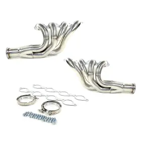 1st-racing 2-piece 8-2-1 Exhaust Manifold For Chevy Chevelle Camaro Bbc Big Block 396/427/454/507/572 V8