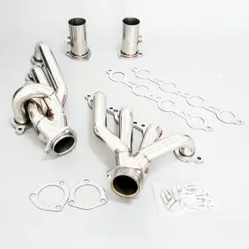 1st-racing Hd-ls1s10xx06us For Chevy Ls1 Ls2 Ls3 Ls6 S10 4.8l 5.3l 5.7l 6.0l T304 Ls Swap Exhaust Manifolds