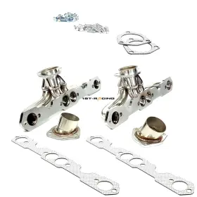 Hd-sbc5557 1st-racing Short Exhaust Headers For Small Block Chevy 265 283 302 305 327 350 400 Engine