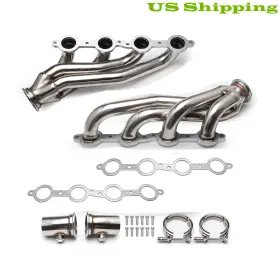 Ls-02-2zxl 1st-racing V Band Conversion Swap Headers Ls1 Ls2 Ls3 Ls6 4.8l 5.3l 5.7l 6.0l 6.2l