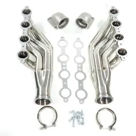 Tk275xx06 1st-racing Exhaust Manifold Cast Elbow Adapters For Ls1 Ls2 Ls6 Lsx Gm 4.8l 5.3l 6.0l V8