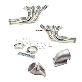 Tk375 1st-racing Exhaust Headers Elbows T3t4 For Chevy Bbc Big Block 396/427/454/507/572 V8 65-72