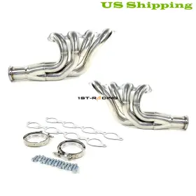 Uslhd-bbc6772zxl 1st-racing 3.5 Inch V Band Exhaust Headers For Chevy Bbc Big Block 396/427/454/507/572 V8 65-72
