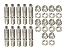 B-16990 269 Motorsports Titanium Lt Header Stud Kit 12 Point 2014 Gen V Lt1 5.3l 6.2l L83 L86 L87 L8