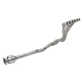 48-36105-yc Afe Twisted Steel 304 Ss Long Tube Exhaust Headers W Catted Connection Pipes