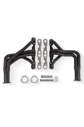 3305 Ag 1955-82 Corvette 265-400ci V8 Black Comp Long Tube Headers With 3 Inch Collector