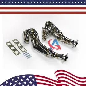 Ag2024031 Ag Shorty Headers For Bmw E46 M52/m54 B25 B30 325i 330i Left Hand 304ss