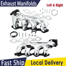 674-522 Alloyworks L R Exhaust Manifolds Set Fit 99-2013 Chevy Silverado Gmc Sierra Tahoe 1500 2500