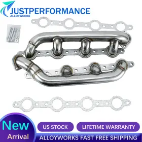 F81z9431aa Alloyworks Stainless Steel Headers Manifolds For Ford Powerstroke F250 F350 F450 7.3l 99-03