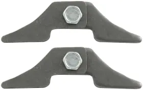 All60039 Allstar Performance Header Tabs - 4 / 2 Bolt Nuts Steel Natural Kit