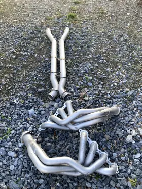 Z06-06200312lstcrnc American Racing Headers C6/z06 Corvette Race With Midpipe