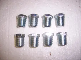Am2065 Amk Exhaust Manifold Air Tube Plug Set 8 New 1/4 Npt Zinc