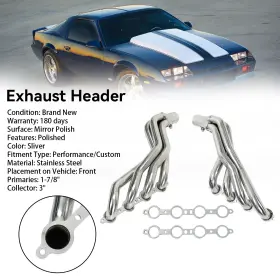 C265-a030 Amotopart Stainless Steel Headers Ls Swap Fit Camaro Firebird 82-92 Third Gen F-body