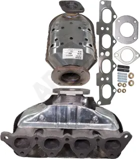 2851023711 Apdty Exhuast Manifold And Cat Fits 98-03 Elantra Or 97-06 Tiburon 2.0l