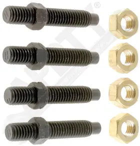4246 Apdty Exhaust Flange Stud And Nut Hardware Kit Pack Of 4 7/16-14 X 2.535