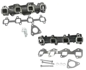 196138 Apm Exhaust Manifolds Left And Right Gaskets Fits 06-15 Gmc Express Van 2500 3500 6.6l