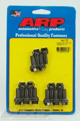 144-1102 Arp 1441102 Black Mopar 340-360 Hex Header Bolt Kit