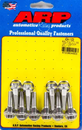 4341103 Arp Automotive Racing Products Header Bolt 12 Point Head Stainless Polished For Gm Genv Lt-series Kit 434-1
