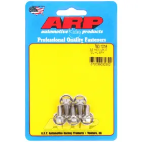Tlx-arp760-1016-cl360a70 Arp Bolts Hex Stainless Steel M6 X 1.00 12 Set Of 5