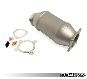 034-105-4043 Audi Cast Stainless Steel Racing Catalyst B9/b9.5 A4/a5 And Allroad 2.0 Tfsi