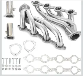 Af-3000-hmak Autoforge Ls Swap Headers Shorty Style4.8l 5.3l 5.7l 6.0l 6.2l Universal Fit Custom Swaps