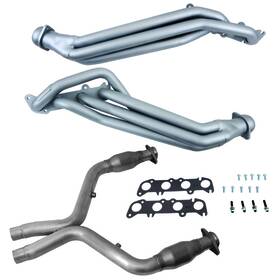 18561 Bbk For 11-14 Ford Mustang Gt 5.0 1-7/8in Long Tube Headers With High Flow Catted