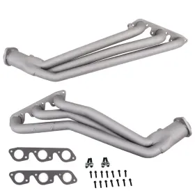 Headers-silver-16390 Bbk Performance 16390-bgrw Fits 1999-2004 Ford Mustang V6 1-5/8 Inch Long Tube Exhaust