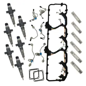 1050183 Bd Diesel For 06-07 Dodge/ram Cummins 5.9l Injectors And Install Kit