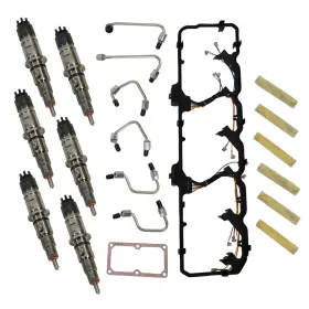 1050185 Bd Diesel For 13-18 Dodge/ram Cummins 6.7l Injectors And Install Kit