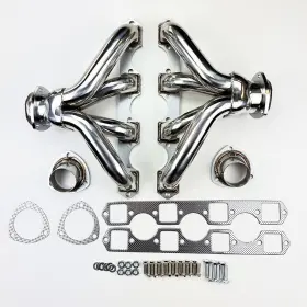Hd-cdev68 Benson Tuning Stainless Steel Exhaust Manifolds Headers For Cadillac Big Block V8 472 500