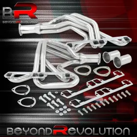 Hds-cy1-sbe72-lt-ch-340-s8 Beyond Revolution For 1972-1991 Dodge Plymouth 2/4wd Truck 318 360 V8 Full Length Headers Exhaust