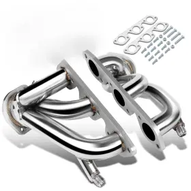 Hdr-112 Bezt 2 Shorty Exhaust Manifold Header Kit For 99-04 Ford Mustang 3.8l Stainless Steel