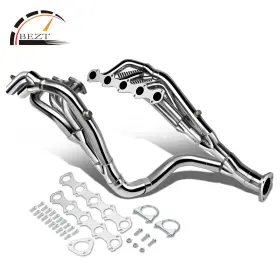 Hdr-fd-042 Bezt For 99-04 Ford F-250 F-350 Sd 6.8l V10 Stainess Steel Long Tube Exhaust Headers