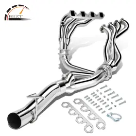 Tvj-hd-04 Bezt For 88-97 Ford F250 F350 7.5l V8 Long Tube Exhaust Header Manifold Kit With Y Pipe