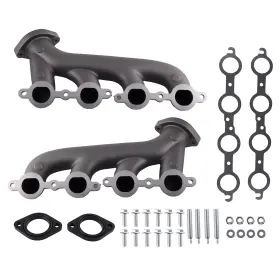Bfo 5uc6hd Cast Iron Exhaust Manifold For Chevy Corvette Camaro Ls1 Ls2 Ls3 4.8l 5.3l 6.0l