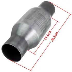 9xceay Bfo 1 Piece Of 2.5 Inch Inlet Outlet Exhaust Catalytic Converter 1500