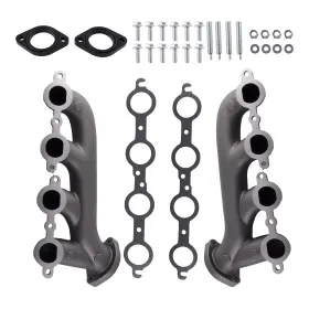 Dfo758 Bfo Ls Swap Cast Iron Manifold Set For Chevrolet Camaro Ls1 Ls2 Ls3 4.8 5.3 6.0l