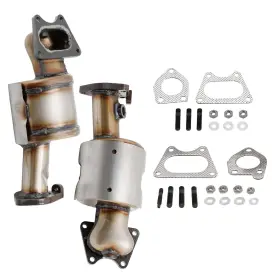 S14x0c Bfo 2x Bank 1&2 Catalytic Converters For Honda Odyssey 3.5l 2005-2007 Heat Shield