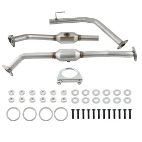 T4buf0 Bfo Front Catalytic Converters Set For 2005-2007 Toyota Sequoia 4.7l Epa Approved