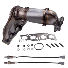 2az-fxe Bfo Xtehm8 Exhaust Manifold Catalytic Converter O2 Sensor For Toyota Camry 2.4l