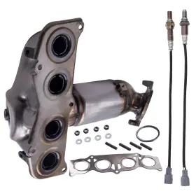 Y4j67i Bfo Catalytic Converter And Oxygen Sensor For Toyota Camry Hybrid Le Se 2007-09 2.4l