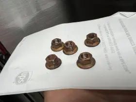 11-62-1-711-955 Bmw Copper Header Engine Hex Nut E39 E46 E90 528i 328i X5 X3 M3 X1 Z3 Z4 F80 E36