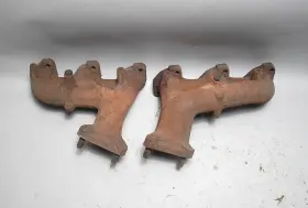 11621264933 Bmw E30 E28 M20 325e 528e Factory Exhaust Manifold Pair Front Rear 1982-1987 Oe