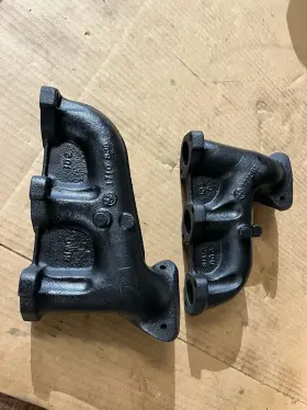 11621711711-c1r2s1b3 Bmw 11621711711 E30 M20 Pair Exhaust Manifold Reconditioned Semi Black