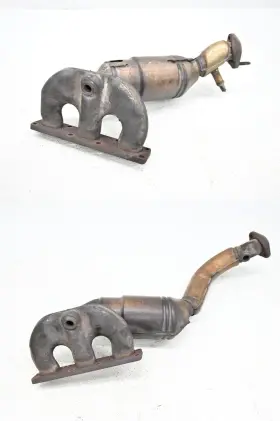 11627503673 Bmw 96-06 E36 Z3 3/5 Series Engine Motor Exhaust Manifold Muffler Set Oem
