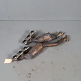 18407563731 Bmw 2008-2009 528i E60 Exhaust Manifold Set Front / Rear Oem 105k